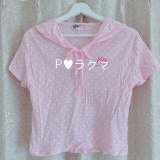 ケイティー(Katie)の⚓︎ katie Pink UNIFORM sailor tee (Tシャツ(半袖/袖なし))