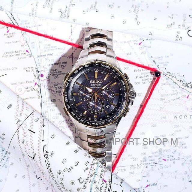 新品☆セイコー 上級コーチュラ 電波ソーラー メンズ腕時計 SEIKO 48B