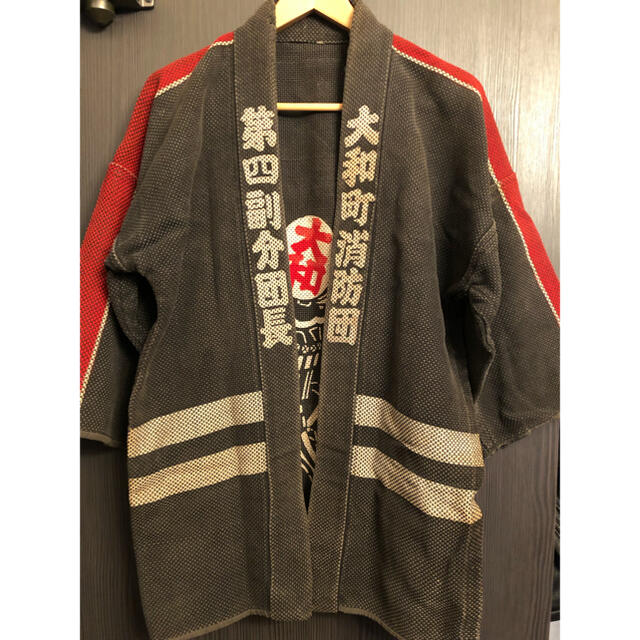 消防団 火消し 一番組 法被 半纏 刺し子 昭和レトロ アンティーク 大和