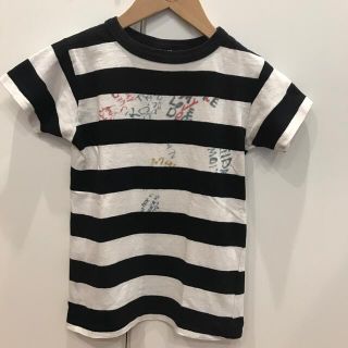 デニムダンガリー(DENIM DUNGAREE)のデニム＆ダンガリー ボーダー 落書き Tシャツ 130cm(Tシャツ/カットソー)