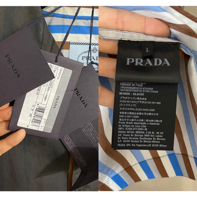 PRADA(プラダ)の【完売】PRADA 開襟 シャツ メンズのトップス(シャツ)の商品写真