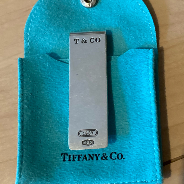 高質 & Tiffany Co. マネークリップ 1837ロゴ T&CO ティファニー OLD - マネークリップ