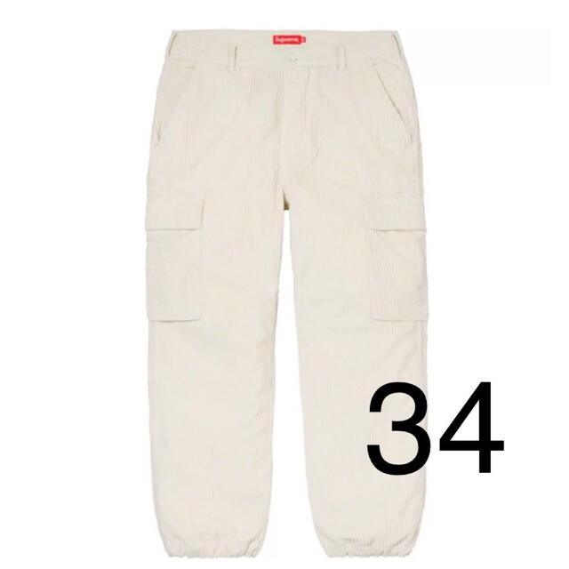 Supreme Wide Wale Corduroy Cargo Pant 34