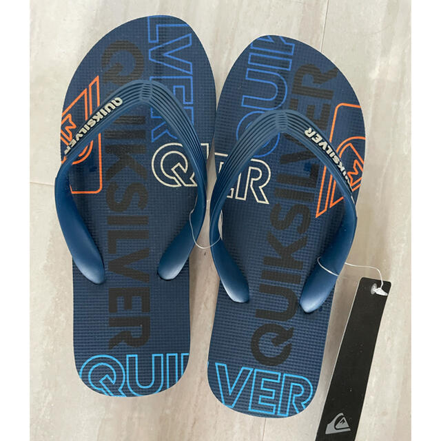 QUIKSILVER(クイックシルバー)のクイックシルバービーチサンダル22㎝ キッズ/ベビー/マタニティのキッズ靴/シューズ(15cm~)(サンダル)の商品写真