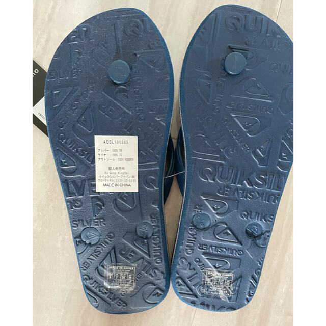 QUIKSILVER(クイックシルバー)のクイックシルバービーチサンダル22㎝ キッズ/ベビー/マタニティのキッズ靴/シューズ(15cm~)(サンダル)の商品写真