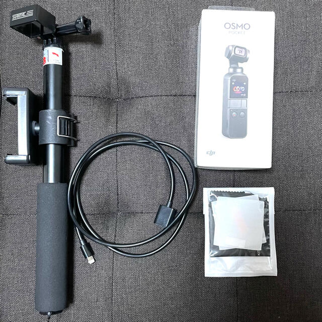 ビデオカメラ再値下【新品未使用】DJI OSMO POCKET (3軸ジンバル,4Kカメラ)