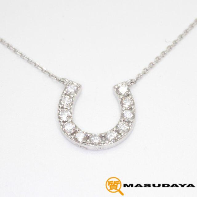 ダイヤモンドネックレスPt900/Pt850/D0.30ct【美品】 レディースのアクセサリー(ネックレス)の商品写真