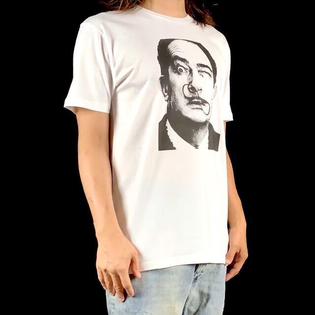 【サルバドール ダリ】新品 シュルレアリスム 美術 髭 アーティスト Tシャツ