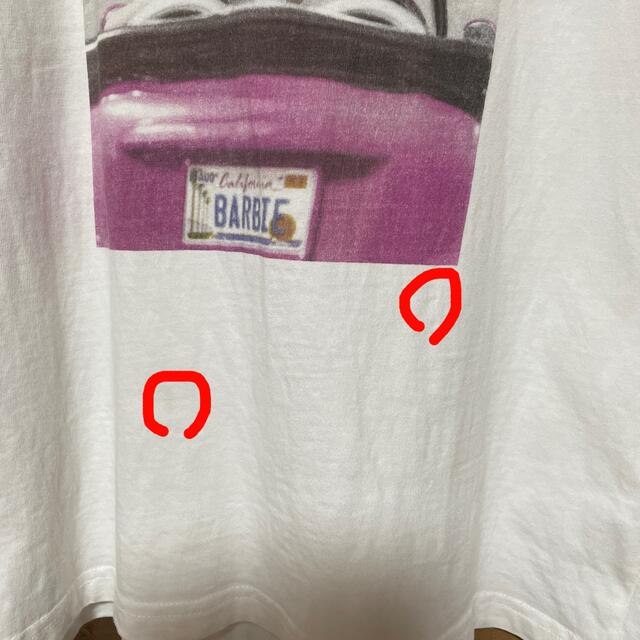 GU(ジーユー)のバービーTシャツ レディースのトップス(Tシャツ(半袖/袖なし))の商品写真