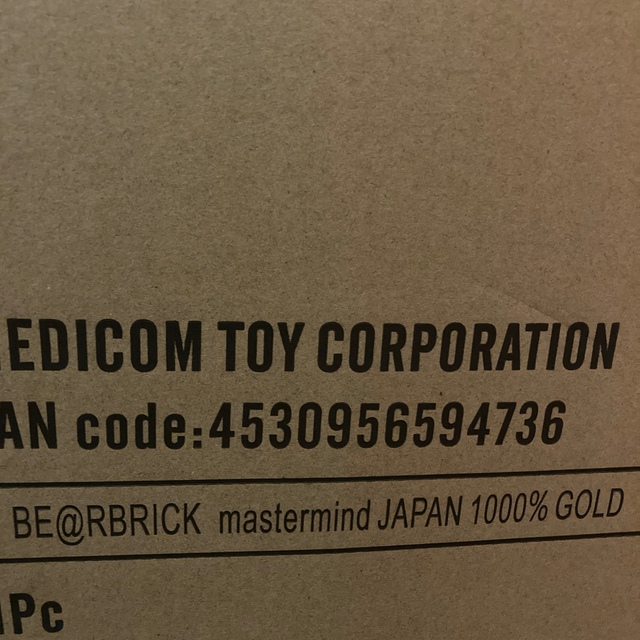 BE@RBRICK mastermind JAPAN GOLD 1000％ エンタメ/ホビーのおもちゃ/ぬいぐるみ(その他)の商品写真