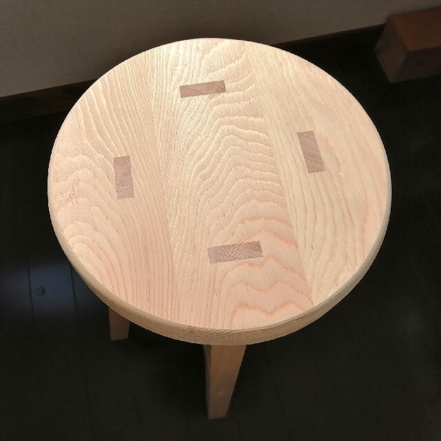 木製スツール　高さ52cm　丸椅子　stool インテリア/住まい/日用品の椅子/チェア(スツール)の商品写真