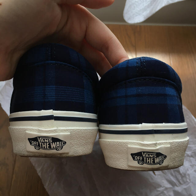 VANS(ヴァンズ)のvans チェック柄スリッポン レディースの靴/シューズ(スリッポン/モカシン)の商品写真