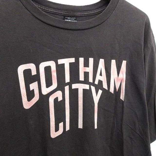 NUMBER (N)INE(ナンバーナイン)のナンバーナイン GOTHAMCITY Tシャツ ヴィンテージ加工 チャコール メンズのトップス(Tシャツ/カットソー(半袖/袖なし))の商品写真