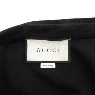 Gucci - グッチ 17AW ウェブトリム ジャージー ドレス ワンピース ひざ