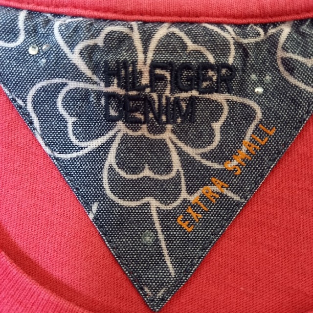HILFIGER DENIM(ヒルフィガーデニム)のHILFIGER DENIM ヒルフィガーデニム/Tシャツ ショート丈 XS レディースのトップス(Tシャツ(半袖/袖なし))の商品写真