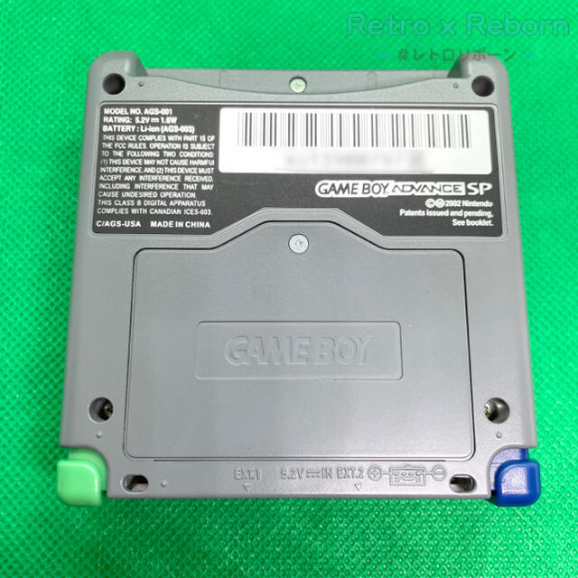 ゲームボーイアドバンス SP GBA 本体 IPS V3 バックライト 298