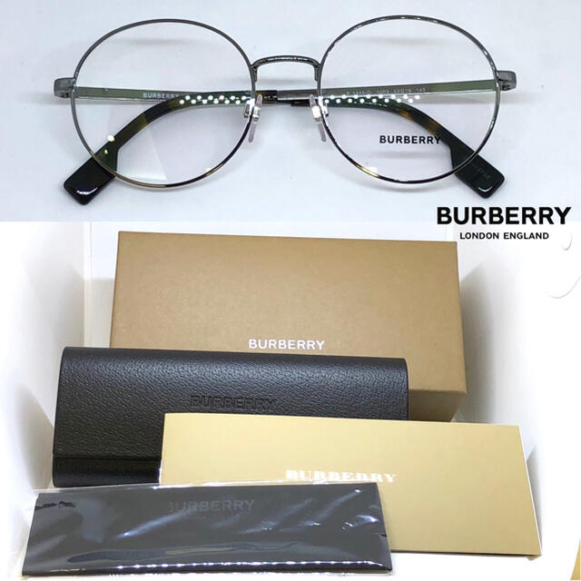 BURBERRY(バーバリー)のBurberry バーバリー メガネ フレーム BE1345-D 1003 メンズのファッション小物(サングラス/メガネ)の商品写真