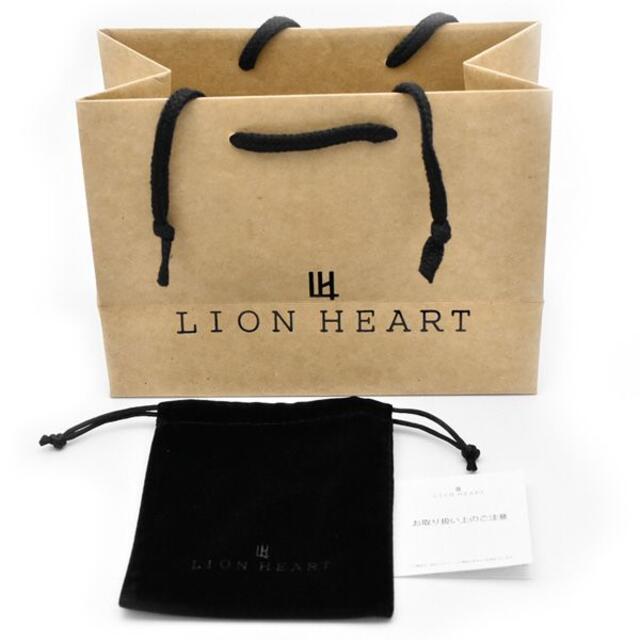 LION HEART(ライオンハート)のライオンハート ダブルリング ネックレス メンズ シルバー ブラック ブランド メンズのアクセサリー(ネックレス)の商品写真