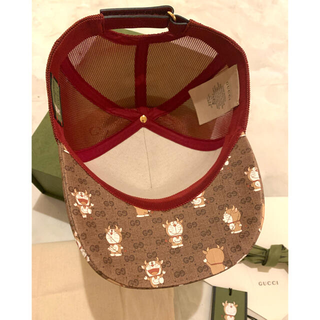 GUCCI - 【希少】グッチ ドラえもんコラボ メッシュキャップの GUCCI - 【希少】グッチ ドラえもんコラボ メッシュキャップの