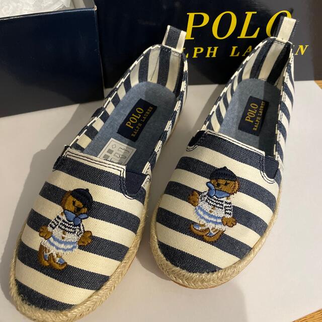 POLO RALPH LAUREN(ポロラルフローレン)の新品未使用★ラルフローレン靴★22.5cm キッズ/ベビー/マタニティのキッズ靴/シューズ(15cm~)(スリッポン)の商品写真