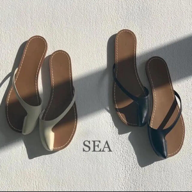 美品　SEA  シー　サンダル　フラットサンダル