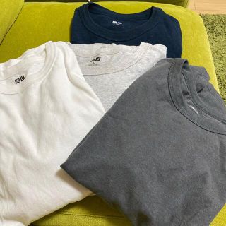 ユニクロ(UNIQLO)のユニクロU 無地メンズTシャツ 4枚セット(Tシャツ/カットソー(半袖/袖なし))