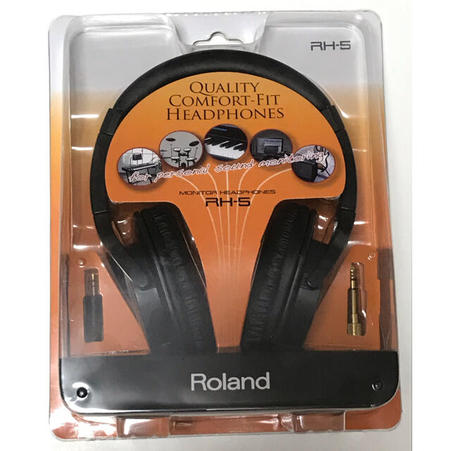 Roland(ローランド)のRoland   ヘッドホン　RH-5 スマホ/家電/カメラのオーディオ機器(ヘッドフォン/イヤフォン)の商品写真
