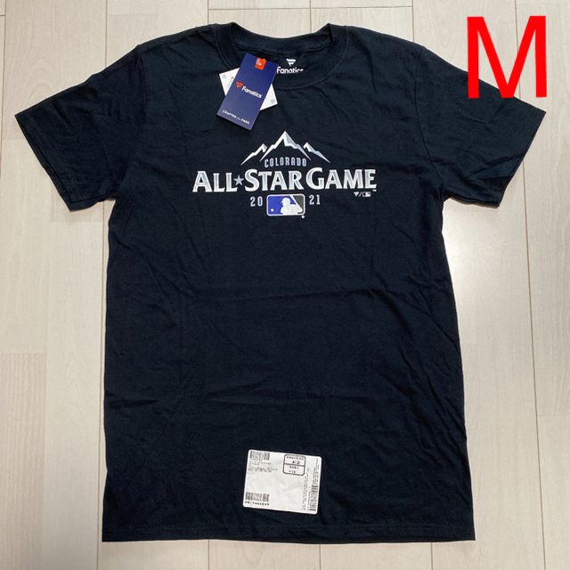 大谷翔平　MLB2021オールスターゲーム　ユニフォーム　Tシャツ　Mサイズ メンズのトップス(Tシャツ/カットソー(半袖/袖なし))の商品写真