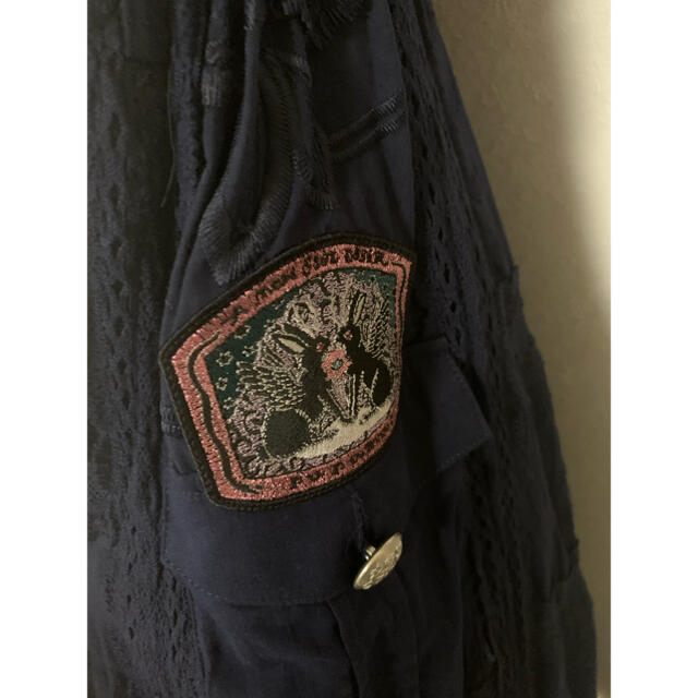 rurumu: purity cotton OP navy