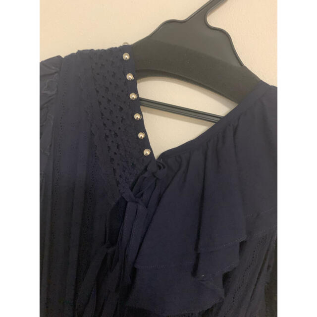 rurumu: purity cotton OP navy