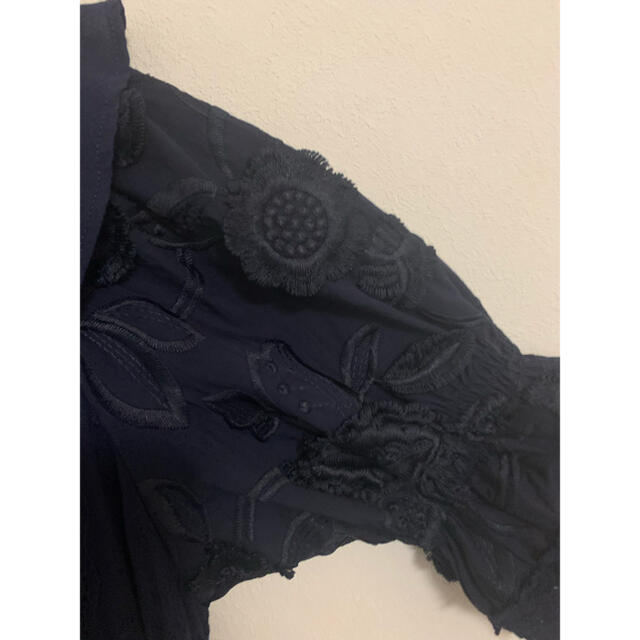 rurumu: purity cotton OP navy