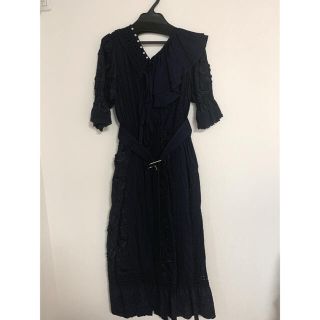 rurumu: purity cotton OP navy