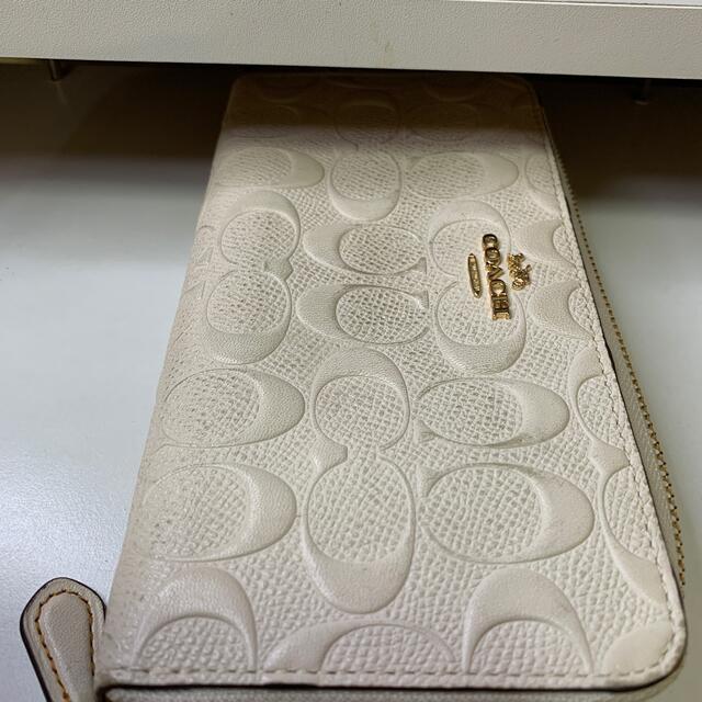 COACH(コーチ)のコーチ　長財布　本物　中古 レディースのファッション小物(財布)の商品写真