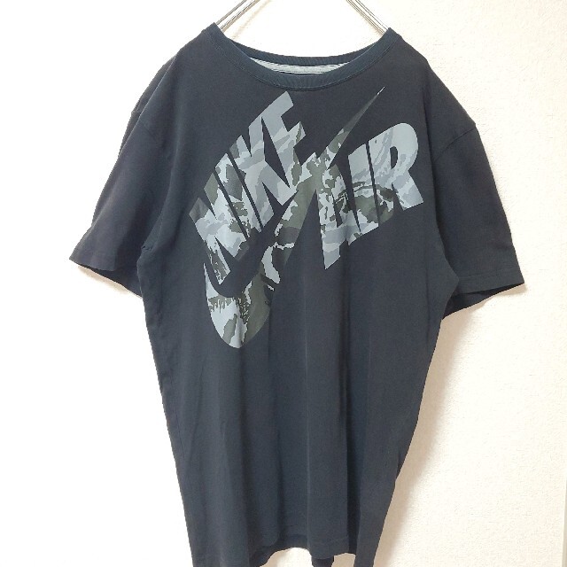 NIKE(ナイキ)の【専用】ナイキ NIKE Tシャツ ビッグスウッシュ ロゴ ブラック 迷彩 L メンズのトップス(Tシャツ/カットソー(半袖/袖なし))の商品写真