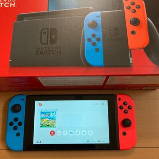 ニンテンドースイッチ(Nintendo Switch)のNintendo Switch JOY-CON(L)(R)本体セット新品同様(携帯用ゲーム機本体)