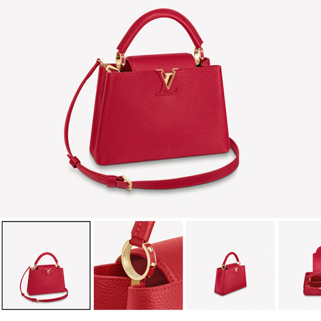 LOUIS VUITTON ルイヴィトン カプシーヌ ハンドバッグ mm