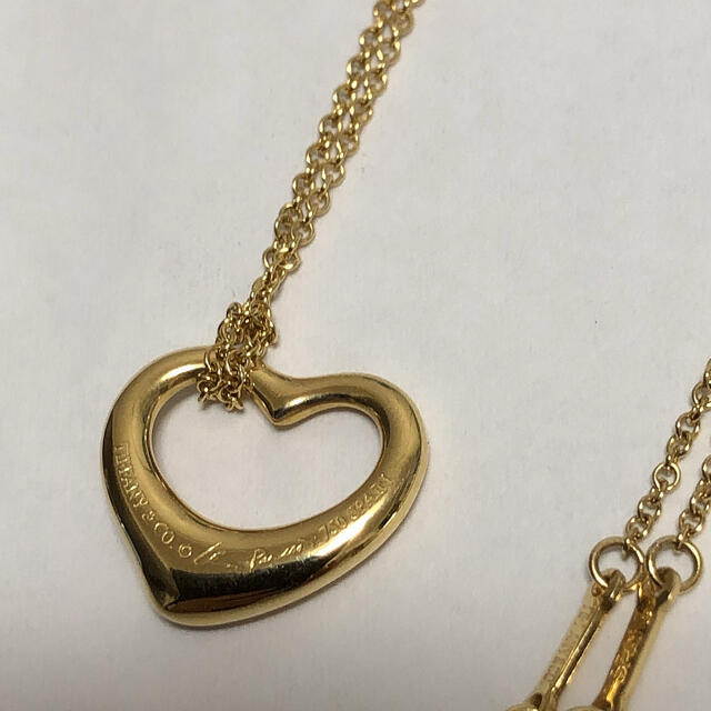Tiffany & Co. - ティファニー オープンハートダイヤモンドネックレス