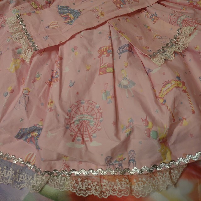 Angelic Pretty(アンジェリックプリティー)のお値下げ！アンジェリックプリティ初版タグ付きピンクハート型スカート レディースのスカート(ひざ丈スカート)の商品写真