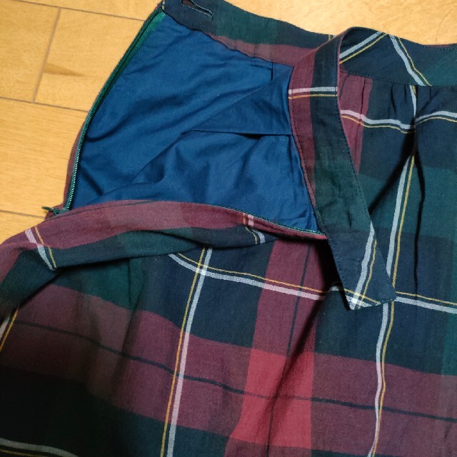 INED(イネド)のフランドル、タータンチェック、スカート、エロディーネルソン レディースのスカート(ひざ丈スカート)の商品写真