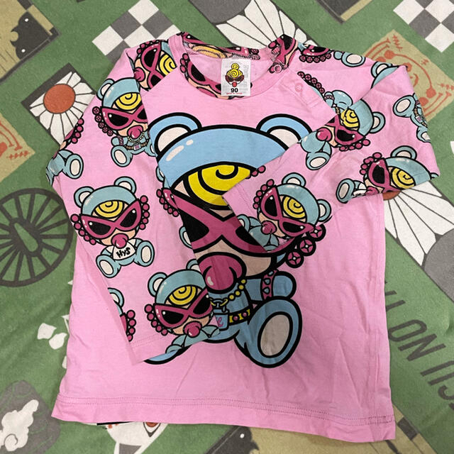 HYSTERIC MINI(ヒステリックミニ)の愛mama 様専用♥️【63】南京錠 ラグラン ロンＴ キッズ/ベビー/マタニティのキッズ服男の子用(90cm~)(Tシャツ/カットソー)の商品写真