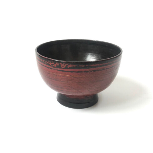 骨董 作家物 角偉三郎 合鹿椀 輪島塗 漆器 小ぶり 【おしゃれ】 51.0