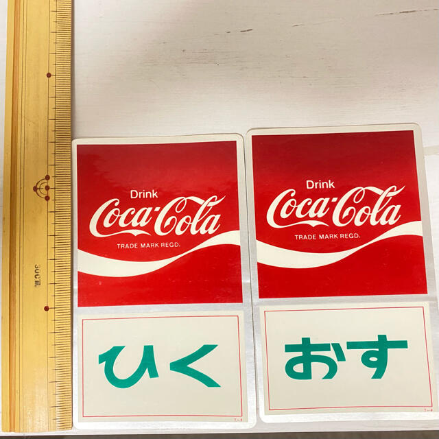 コカ・コーラステッカー エンタメ/ホビーのコレクション(ノベルティグッズ)の商品写真