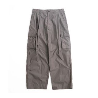 コモリ(COMOLI)の21aw stein NYLON MILITARY WIDE TROUSERS (ワークパンツ/カーゴパンツ)