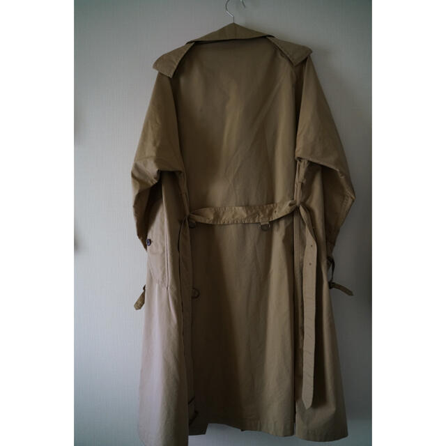 AURALEE FINX POLYESTER BIG TRENCH COAT AURALEE FINX POLYESTER BIG TRENCH COAT