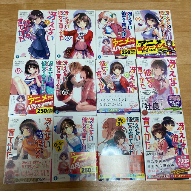 角川書店(カドカワショテン)の冴えない彼女の育てかた7-13巻　他5冊 エンタメ/ホビーの本(文学/小説)の商品写真