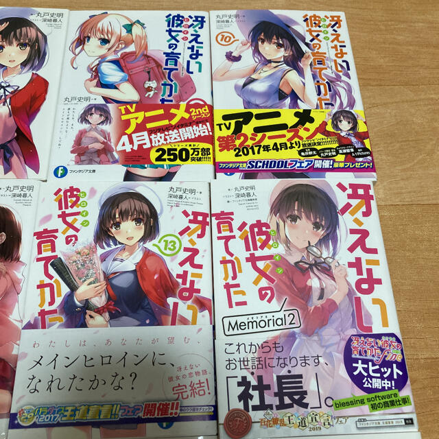 角川書店(カドカワショテン)の冴えない彼女の育てかた7-13巻　他5冊 エンタメ/ホビーの本(文学/小説)の商品写真