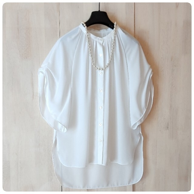 ◇幻◇ 希少美品 定価2.9万円 ADORE ノルディスジョーゼットブラウス