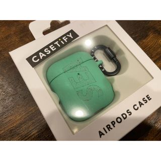 アップル(Apple)のcasetify wind and sea Air Pods case④(ヘッドフォン/イヤフォン)