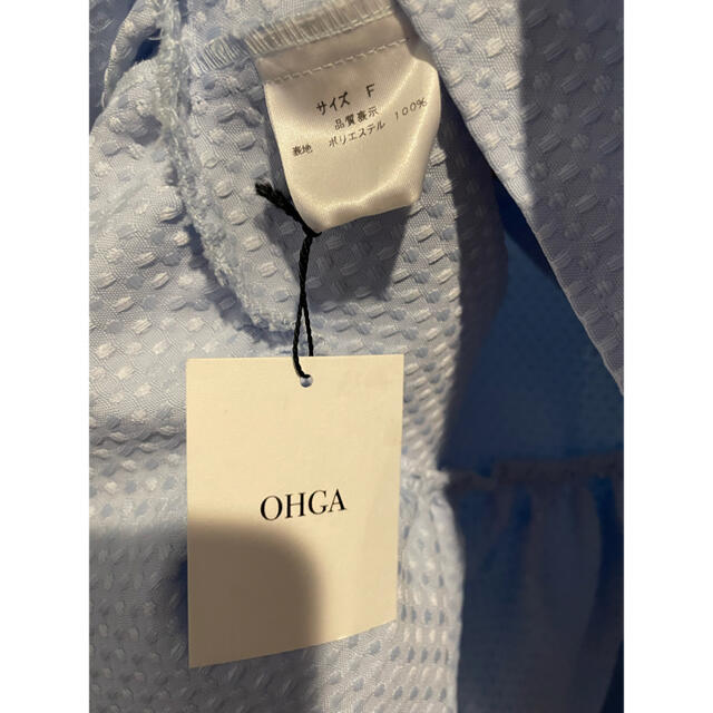 ohga オーガ トップス 水色