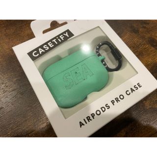 アップル(Apple)のcasetify wind and sea Air Pods pro case②(ヘッドフォン/イヤフォン)